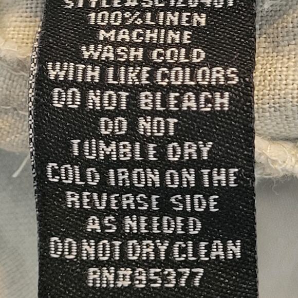 Gianni Bini Linen Shorts Size 23 100% Linen White Colored Good Condition - Picture 5 of 8